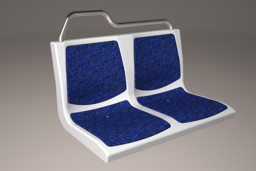 Дизайн-проект сиденья метро